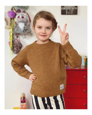 PetiteKnit No Frills Sweater Junior -neuleohje
