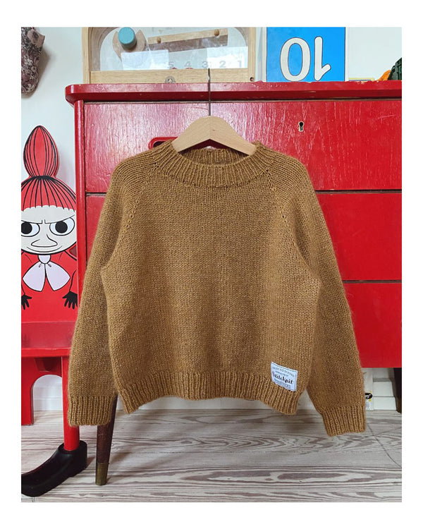 PetiteKnit No Frills Sweater Junior -neuleohje