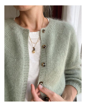 PetiteKnit Novice Cardigan - Mohair Edition -neuleohje (English)