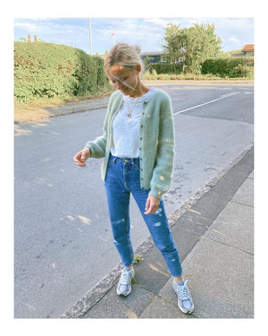 PetiteKnit Novice Cardigan - Mohair Edition -neuleohje (English)