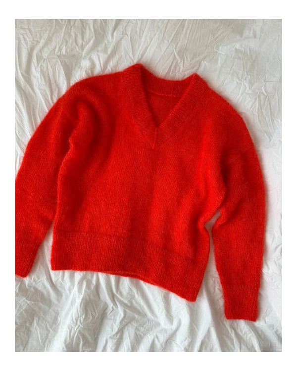 PetiteKnit Stockholm Sweater V-Neck -neuleohje