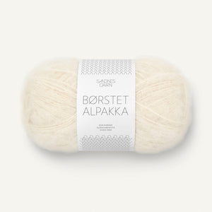Borstet Alpakka