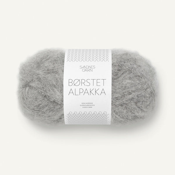 Borstet Alpakka