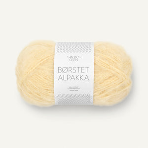 Borstet Alpakka