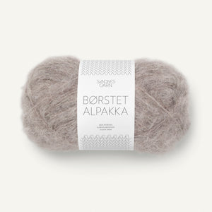 Borstet Alpakka