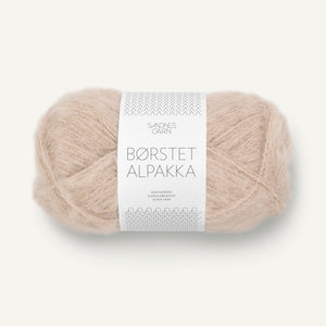 Borstet Alpakka