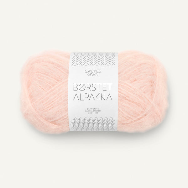 Borstet Alpakka