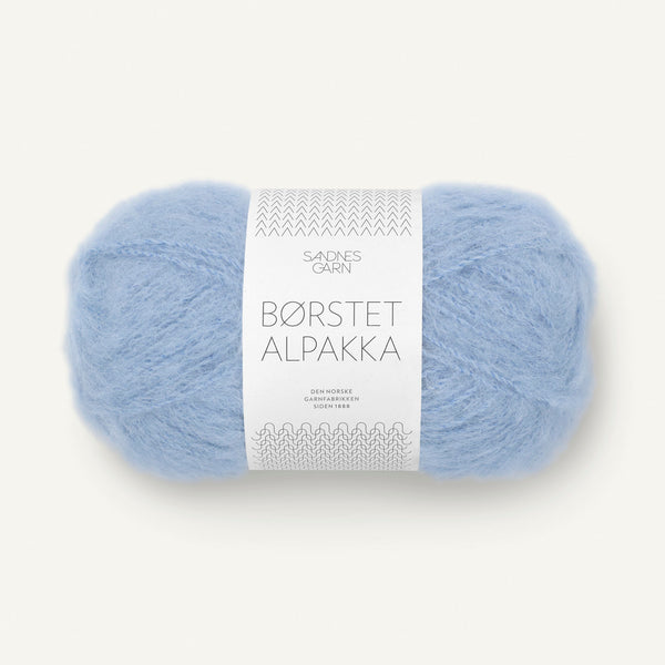Borstet Alpakka