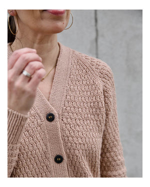Rosé Cardigan -neuleohje