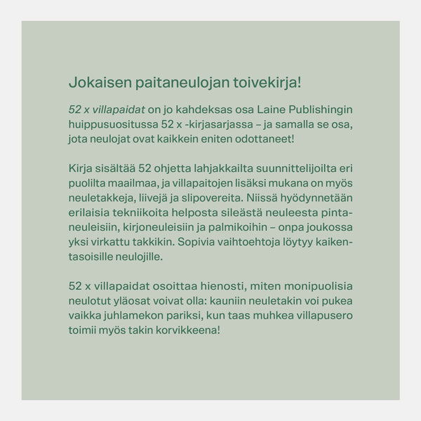 52 x villapaidat