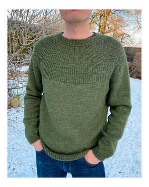 PetiteKnit Anker's Sweater – My boyfriend's size -neuleohje (English)