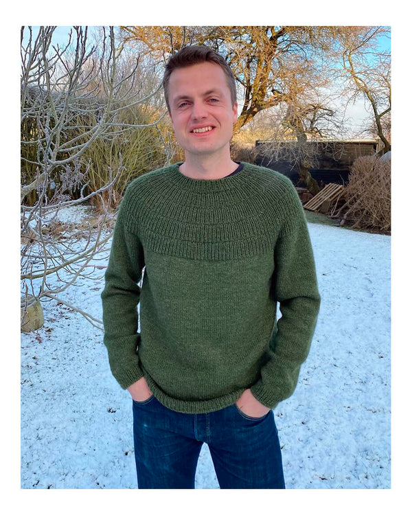 PetiteKnit Anker's Sweater – My boyfriend's size -neuleohje (English)