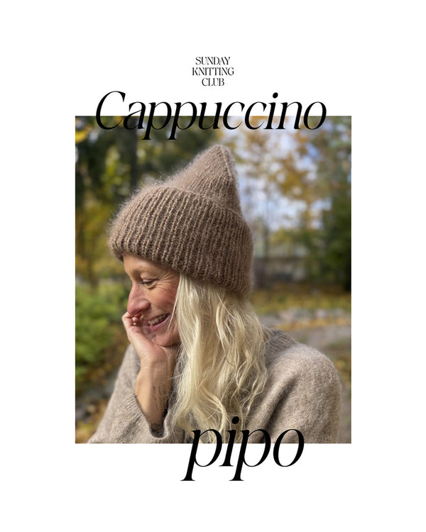 Sunday Knitting Club Cappuccino pipo -asusteohje (FIN)