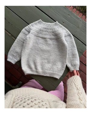 PetiteKnit Anker's Sweater -neuleohje (English)