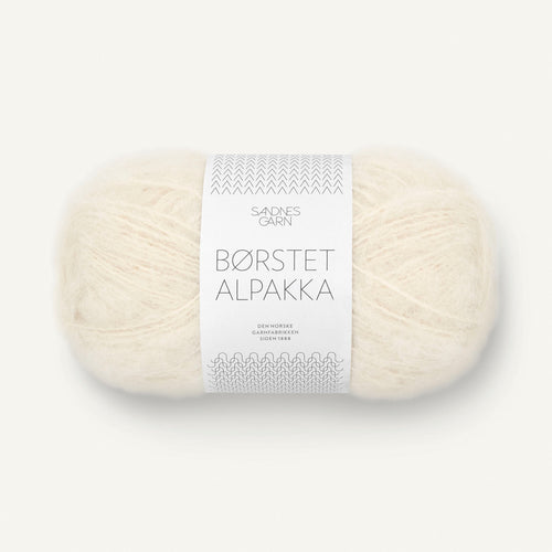 Borstet Alpakka