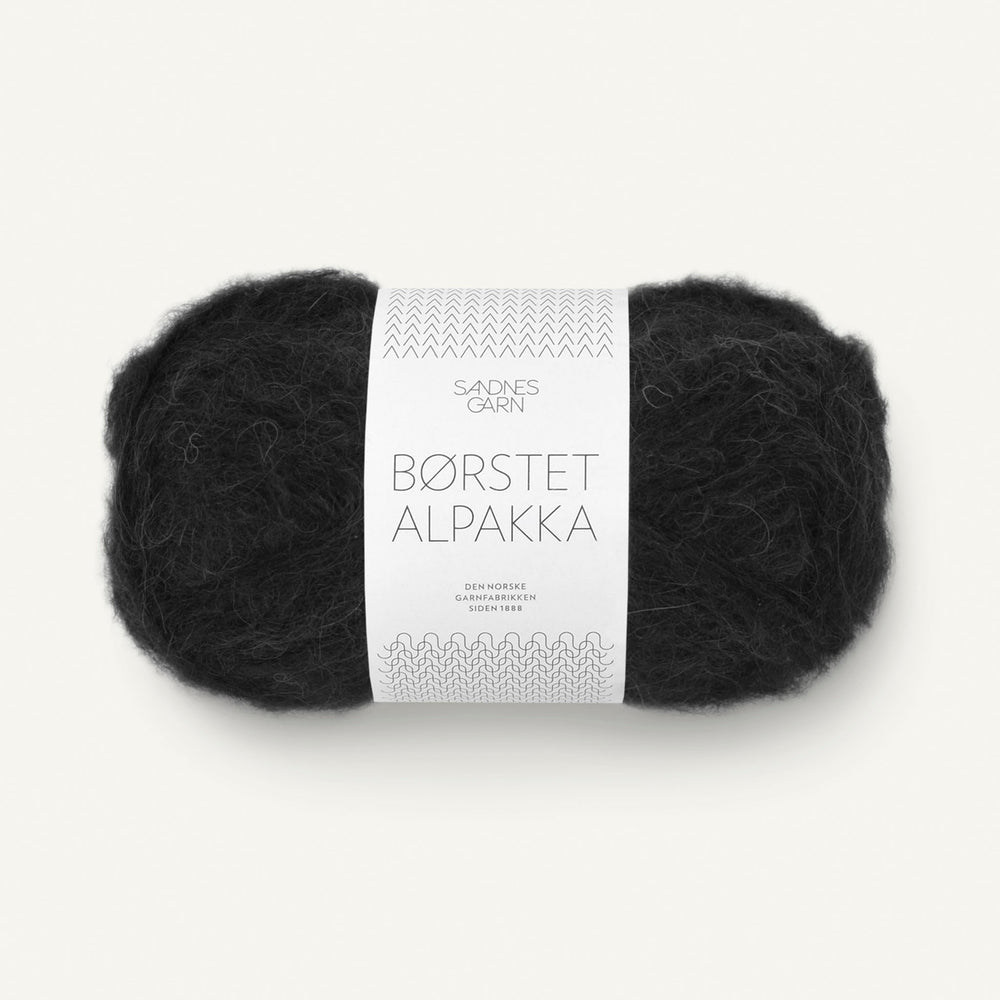 Borstet Alpakka