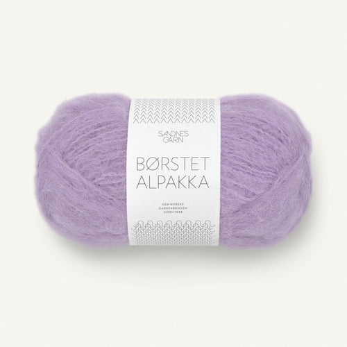 Borstet Alpakka