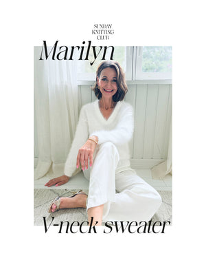 Marilyn V-neck Sweater - ENG (PDF)