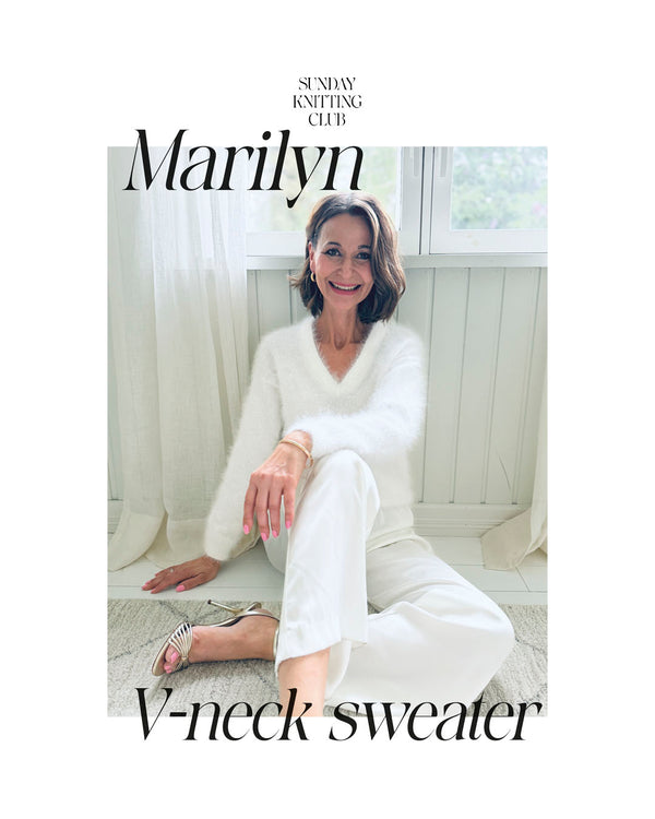 Marilyn V-neck Sweater - ENG (PDF)