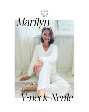 Marilyn V-neck -neuleohje - FIN