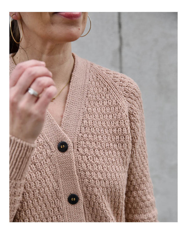 Rosé Cardigan -neuleohje