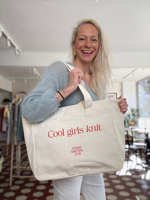 Cool girls knit -kangaskassi